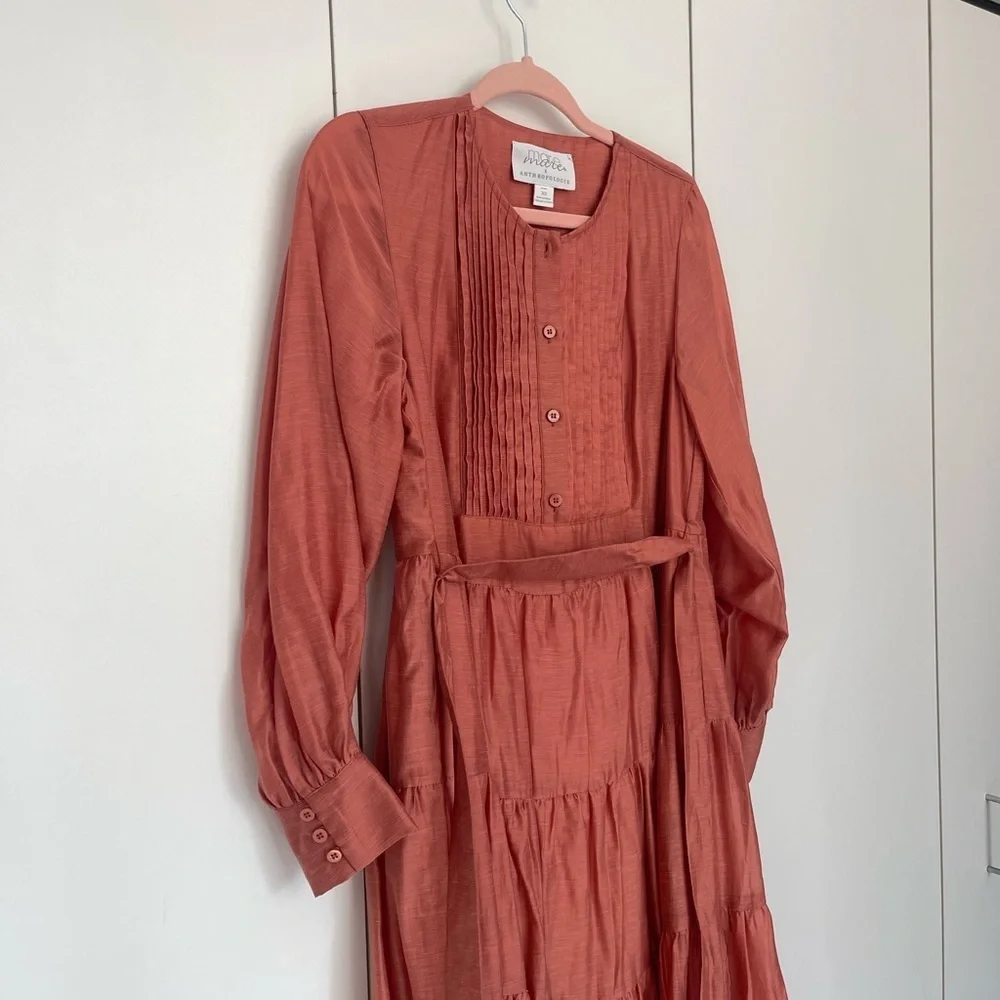 Anthropologie Agosta Tiered Maxi Dress NWOT Size XS - Picture 6 of 10